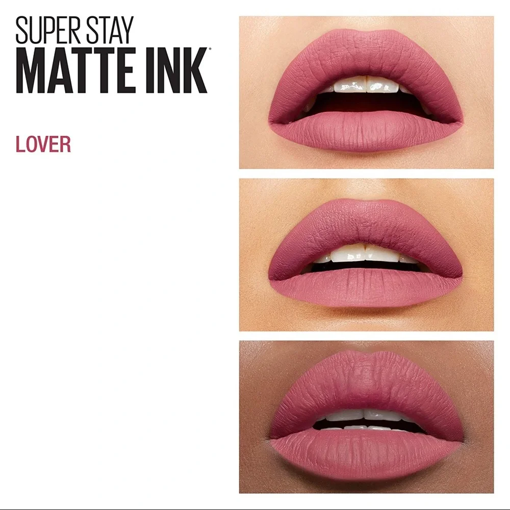 💕 Maybelline Super Stay Matte Ink Liquid Lipstick, Lover #15